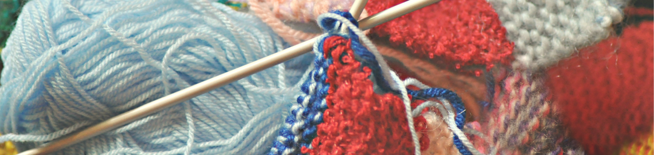 K=Yarn and knitting needles